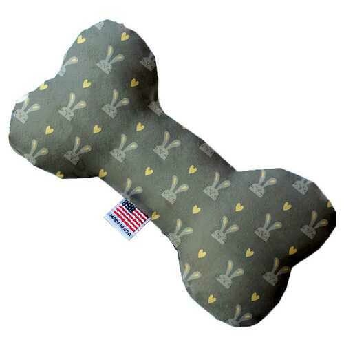 Gray Bunnies 10 inch Bone Dog Toy