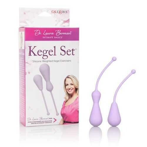 DR LAURA BERMAN KEGEL SET SILICONE WEIGHTED KEGEL EXERCISERS
