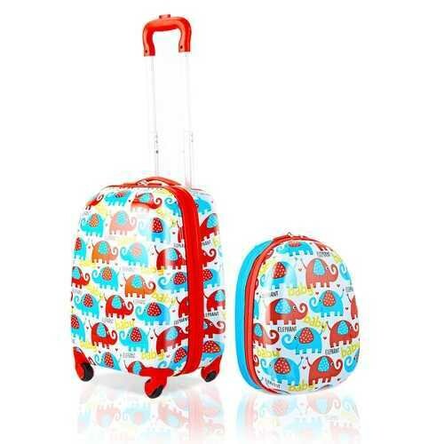 2 pcs 12&quot; and 16&quot; Kids Luggage Set