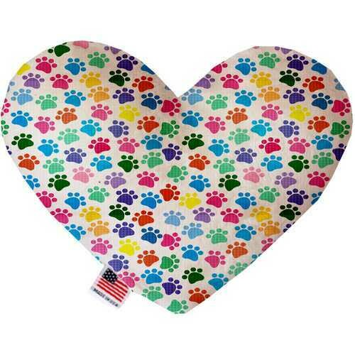 Confetti Paws 6 inch Heart Dog Toy