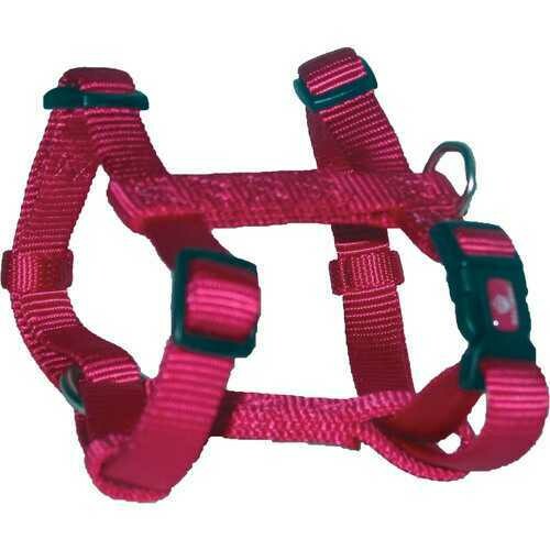 Hamilton Raspberry Adjustable Dog Harness Extra Small 013227556281