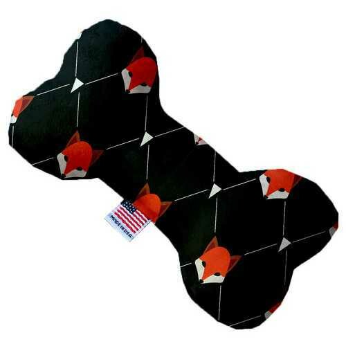 Fox Plaid 8 Inch Bone Dog Toy