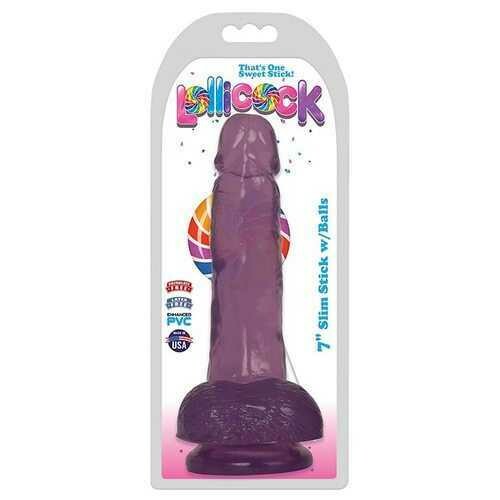LOLLICOCK 7 SLIM STICK W/BALLS GRAPE ICE &quot;