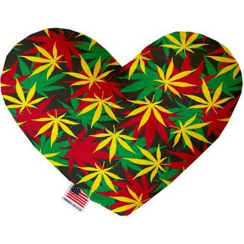 Rasta Mary Jane 6 inch Heart Dog Toy