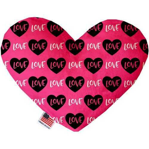 Pink Love 6 inch Heart Dog Toy