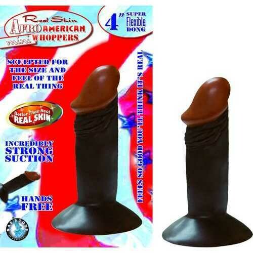AFRO AMERICAN MINI WHOPPER 4IN BROWN