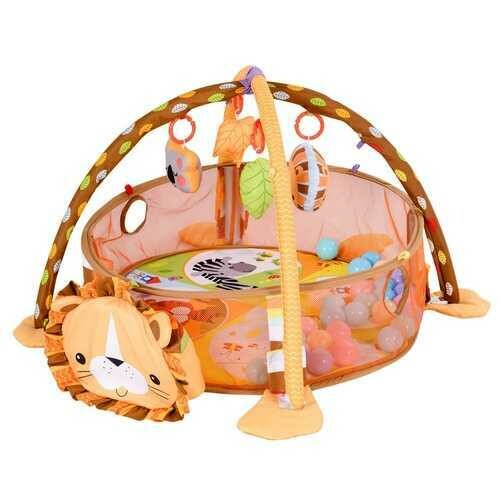 3 in 1 Cartoon Baby Infant Activity Gym Play Mat