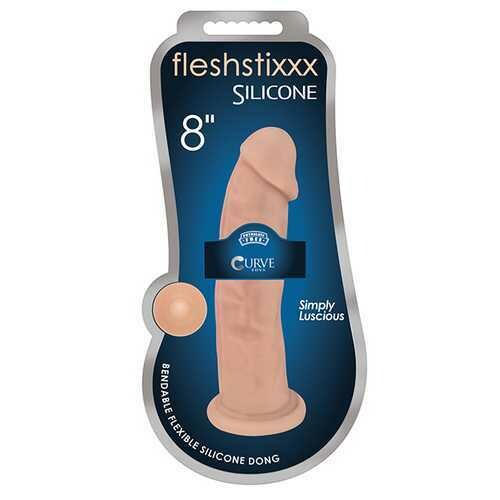 Curve Novelties Fleshstixxx 8&quot; Dildo - Flesh