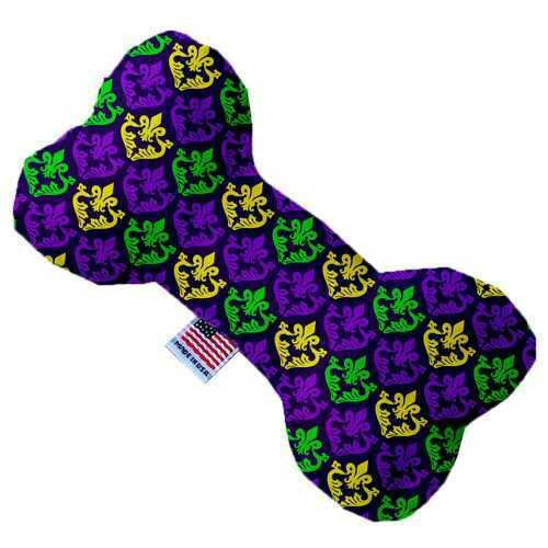 Classic Fleur de Lis 10 inch Bone Dog Toy