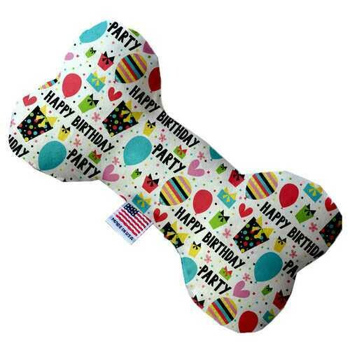 Happy Birthday 10 inch Bone Dog Toy