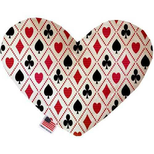 Deck of Cards 8 Inch Heart Dog Toy