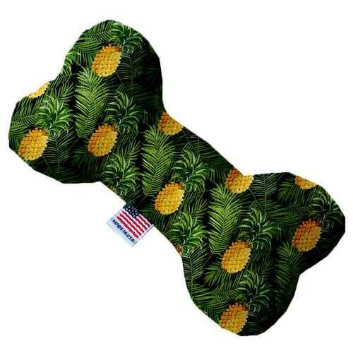 Pineapples in Paradise 8 Inch Bone Dog Toy