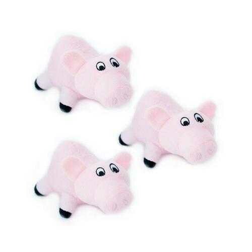 ZippyPaws Miniz Dog Toys - Pigs