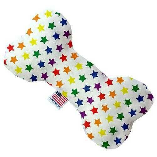 Bone Dog Toy - Rainbow Stars