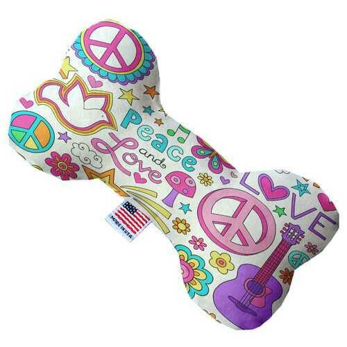 Hippy Love 6 inch Bone Dog Toy