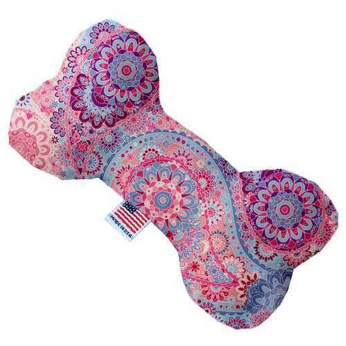 Pink Bohemian 6 inch Bone Dog Toy