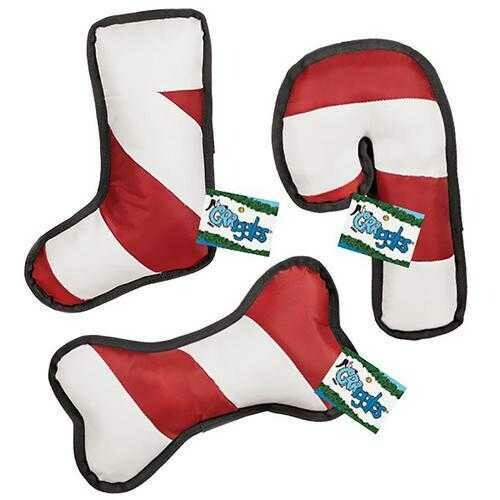 Grriggles Peppermint Stripe Dog Toys