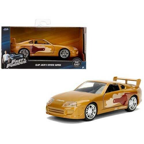 Slap Jack&#39;s Toyota Supra Gold &quot;Fast &amp; Furious&quot; Movie 1/32 Diecast Model Car by Jada