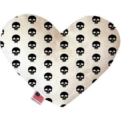 Skulls 8 inch Heart Dog Toy