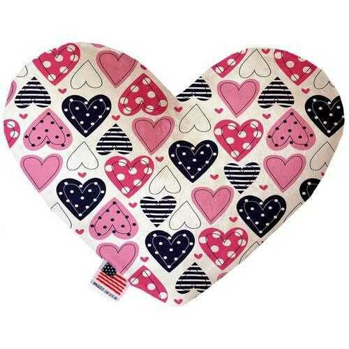 Heart Dog Toy - Mixed Hearts