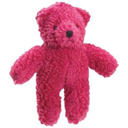 Zanies Berber Bear Dog Toy - Cranberry
