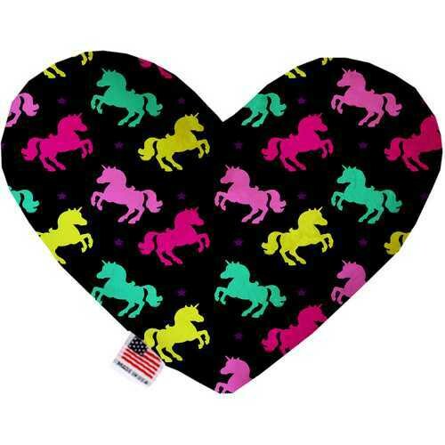 Confetti Unicorns 6 inch Heart Dog Toy