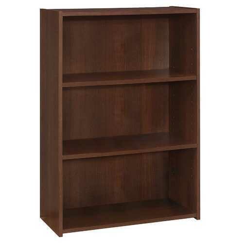 11.75&quot;x 24.75&quot;x 35.5&quot; Bookcase Cherry With 3 Shelves