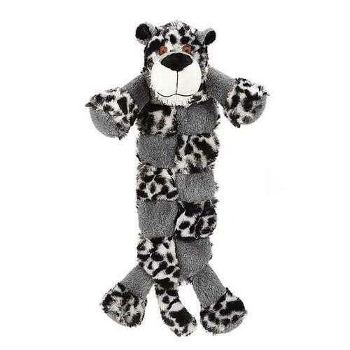 Grriggles Safari Squeaktacular Dog Toy - Leopard