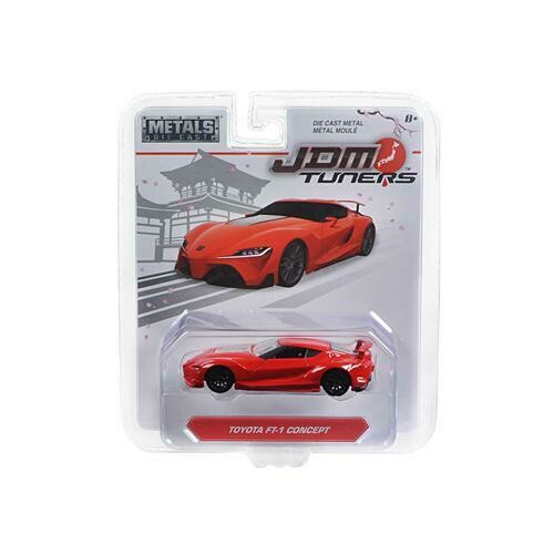 Toyota FT-1 Concept Red &quot;JDM Tuners&quot; 1/64 Diecast Model Car by Jada