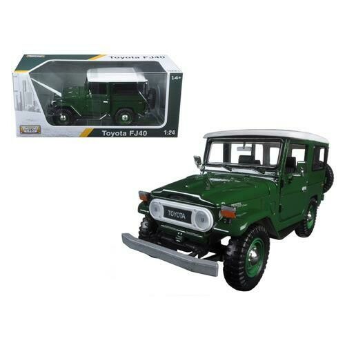 Toyota FJ40 Dark Green 1/24 Diecast Model Car by Motormax