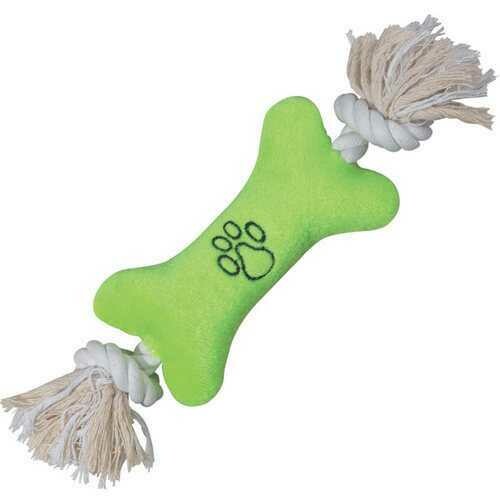 Zanies Bone Tugger Dog Toy - Green