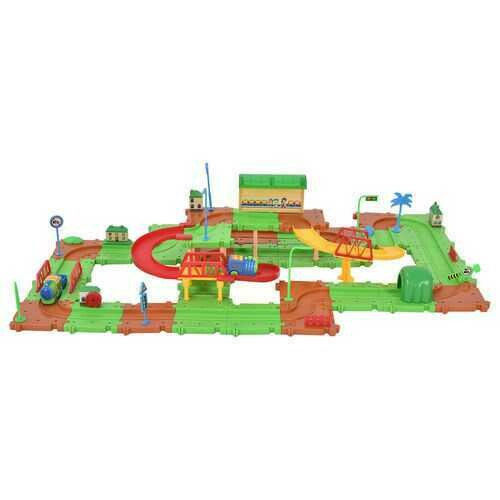 77 pcs Railway Train Building Blocks Brick Toy