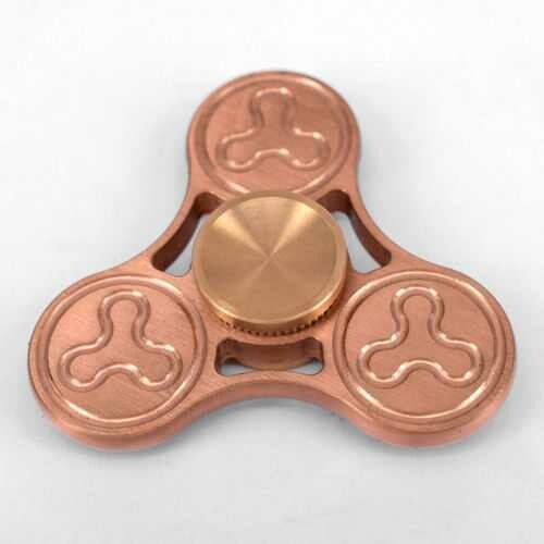 Brass Tri Metal EDC Fidget Spinner