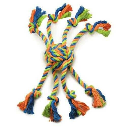 Grriggles Mighty Bright Rope Dog Toy - Crazy Eight