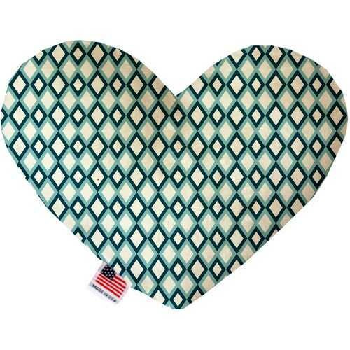 Blue Diamonds 6 inch Heart Dog Toy