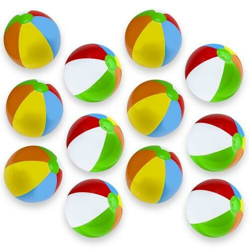 12-Pack 12&quot; Beach Balls