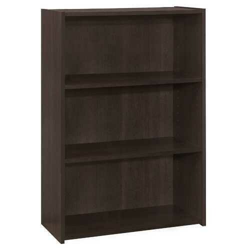 11.75&quot;x 24.75&quot;x 35.5&quot; Bookcase Cappuccino With 3 Shelves