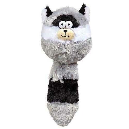 Zanies Funny Furry Fatties Dog Toy - Raccoon