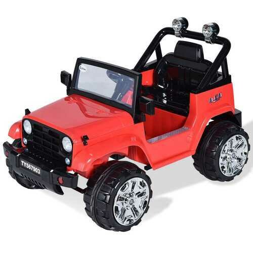 12 V Kids Music Remote Control Ride on Jeep Car with LED Lights
