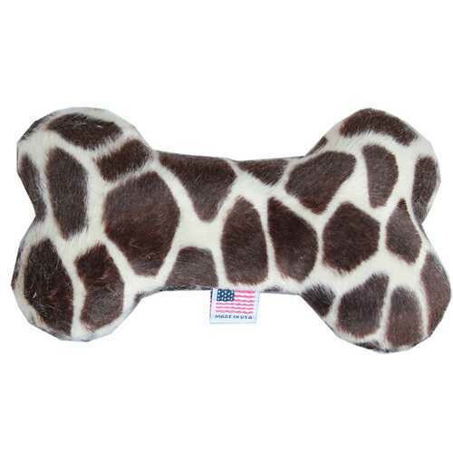 6&quot; Plush Bone Dog Toy Giraffe
