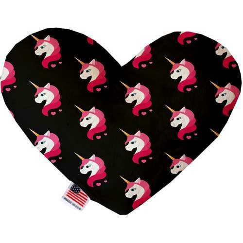 Pretty Pink Unicorns 8 inch Heart Dog Toy