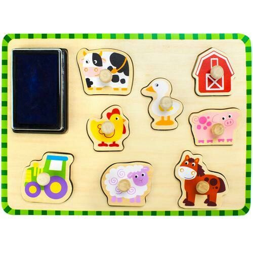 Puzzle Stampers Barnyard Animals