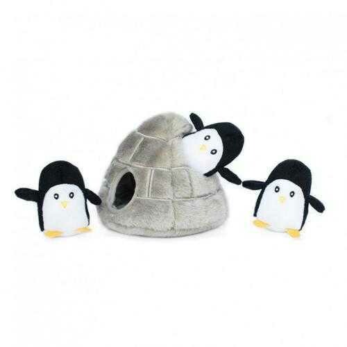 ZippyPaws Burrow Dog Toy - Penguin Cave