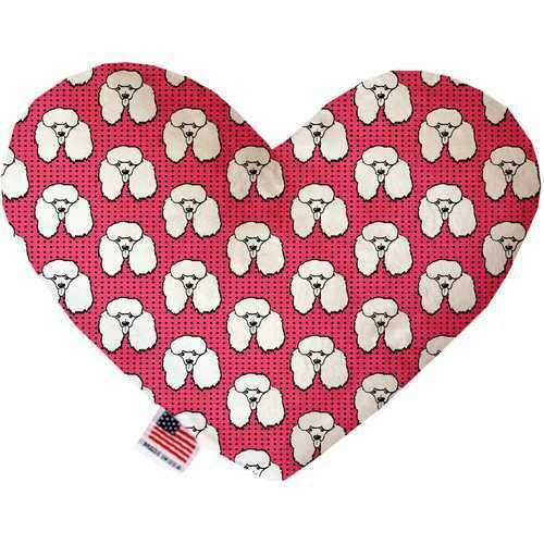 Pretty Poodles 8 inch Heart Dog Toy