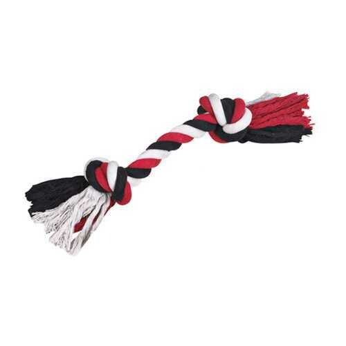 Grriggles Cotton Rope Dog Toy Bones - Red