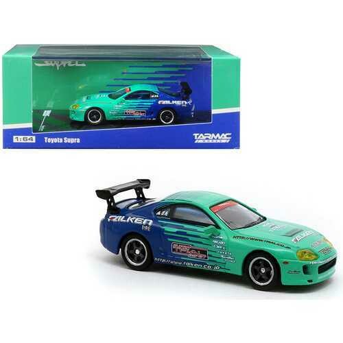 Toyota Supra &quot;Falken Tires&quot; 1/64 Diecast Model Car by Tarmac Works