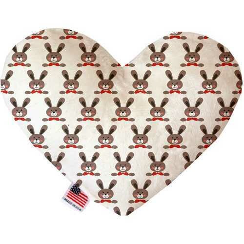 Dapper Rabbits 6 inch Heart Dog Toy