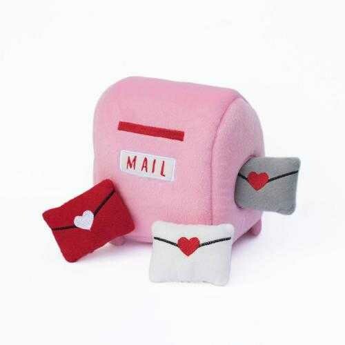ZippyPaws Burrow Dog Toy - Mailbox And Love Letters