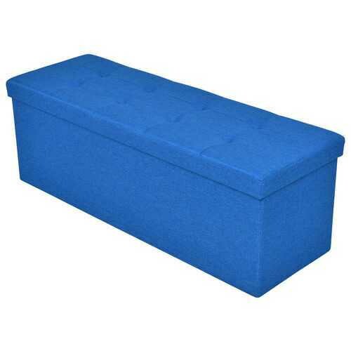 43&quot; Comfortable Foldable Storable MDF Ottoman