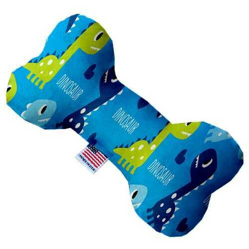 Blue Dinosaurs 10 Inch Bone Dog Toy